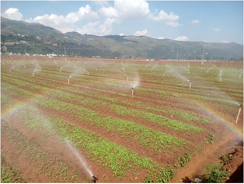 中国高原节水增粮灌溉