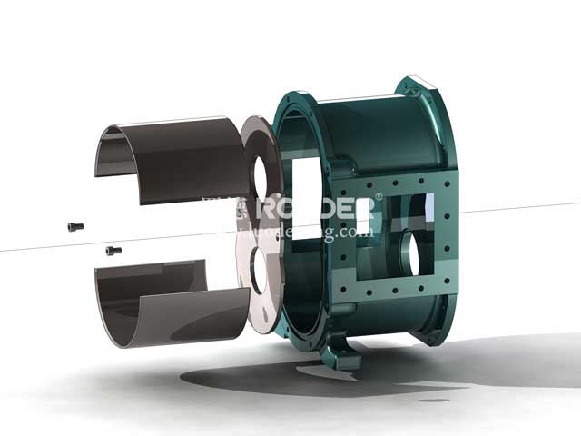罗德凸轮转子泵保护衬板结构